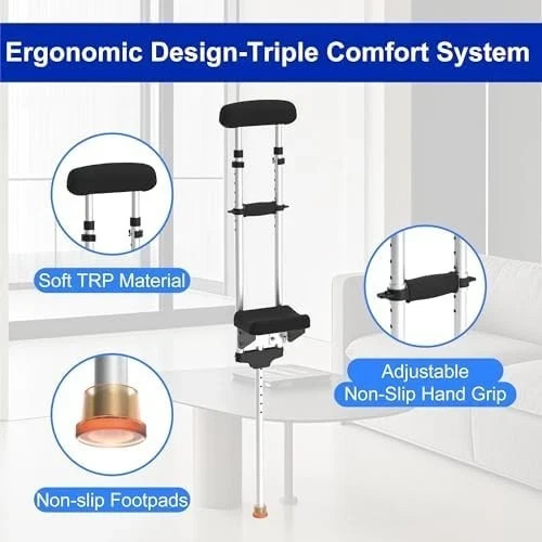 Generic hands free knee - knee, crutch