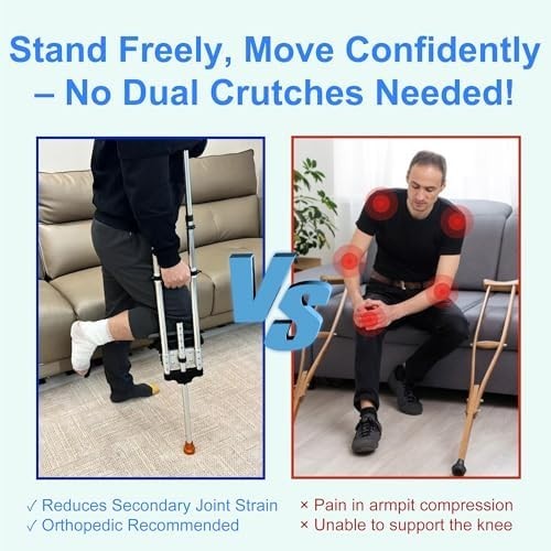 Generic hands free knee crutch - knee,